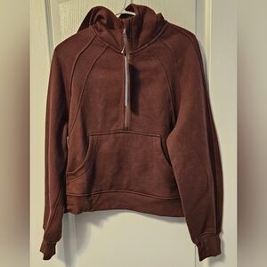 CRZ YOGA Half Zip Hoodie Taupe XS